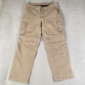 Cortech CRX Motorcycle Cargo Pants Mens 38x34 Beige Tan Water Resistant Kenytex
